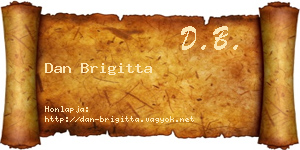 Dan Brigitta névjegykártya